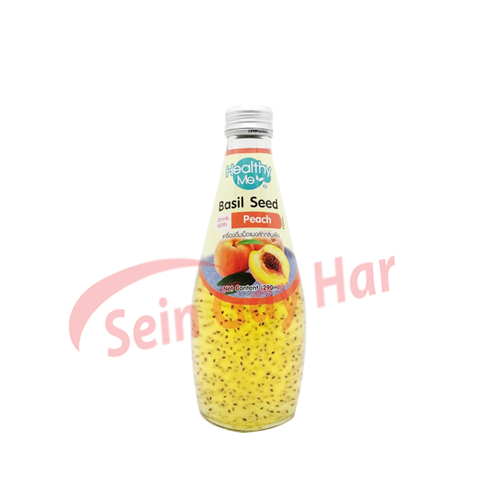 Healthy Me Basil Seed Drink Peach 290ml